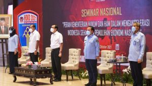 Gelar Semnas, Kemenkumham Dorong Akselerasi Indonesia Sehat dan Pemulihan Nasional